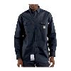 Carhartt Flame Resistant Twill Shirt with Pocket Flaps Dark Navy