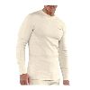 Carhartt Heavyweight Cotton Thermal Crew Neck Top Natural