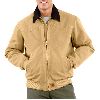 Carhartt Sandstone Santa Fe Jacket, Quilted-Flannel Lined Wheat